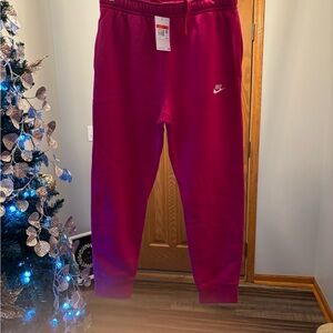 Nike Fuchsia Sweatpants